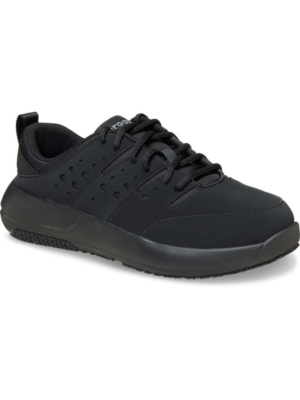Crocs at Work black Women's On The Clock Slip Resistant Work Sneaker size 7